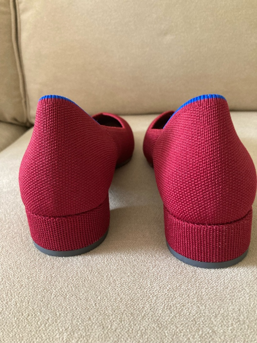 Rothy's Women’s Red Low Block Heel Size 9 W - Picture 10 of 10